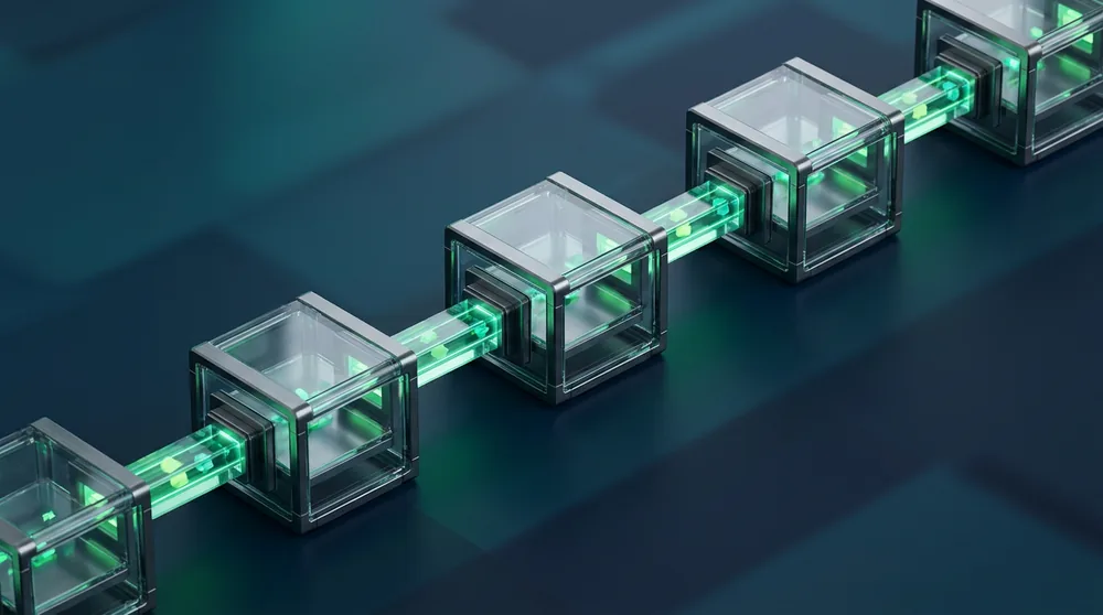 Ein n8n-Workflow, der mehrere Apps miteinander verbindet