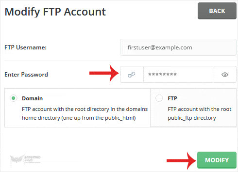 How to Change an FTP Account Password in DirectAdmin - 2024