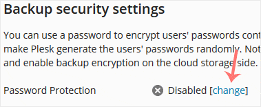 How to Encrypt Database Password in Plesk Backup - 2024