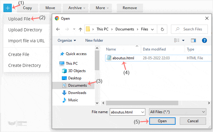How to Upload Files via the Plesk File Manager - 2024