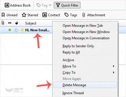 How to Delete Email Messages in Mozilla Thunderbird - 2024