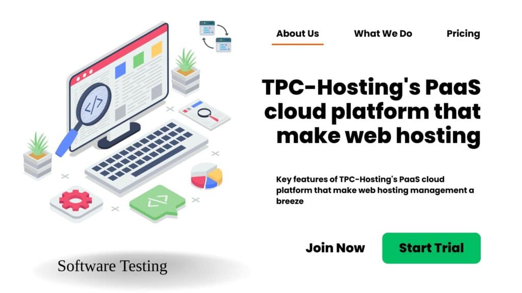 TPC Hosting's PaaS cloud platform that make web hosting