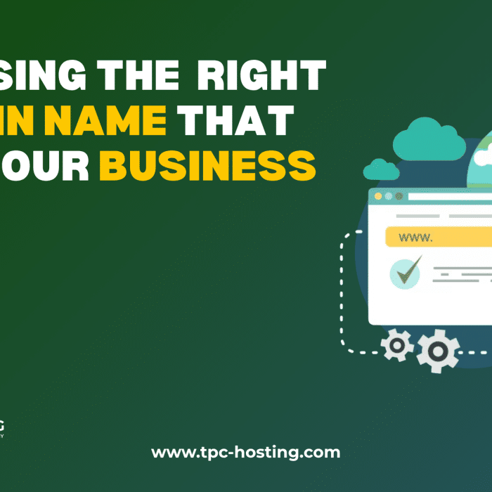 Choosing the Right domain name that fits your business